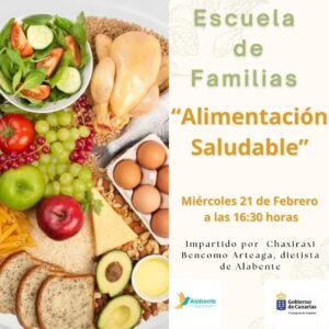Lee más sobre el artículo ESCUELA DE FAMILIAS: “Alimentación Saludable”